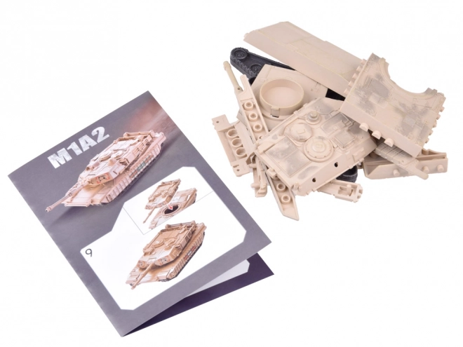 Byggesæt amerikansk tank Abrams M1A2 i skala 1:72