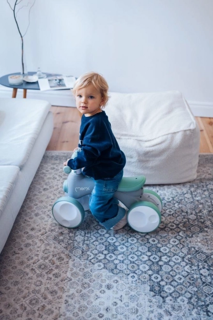 Gåcykel MoMi TOBIS med bobler grå