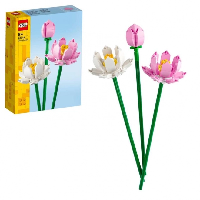 LEGO lotusblomster dekorativ byggesæt