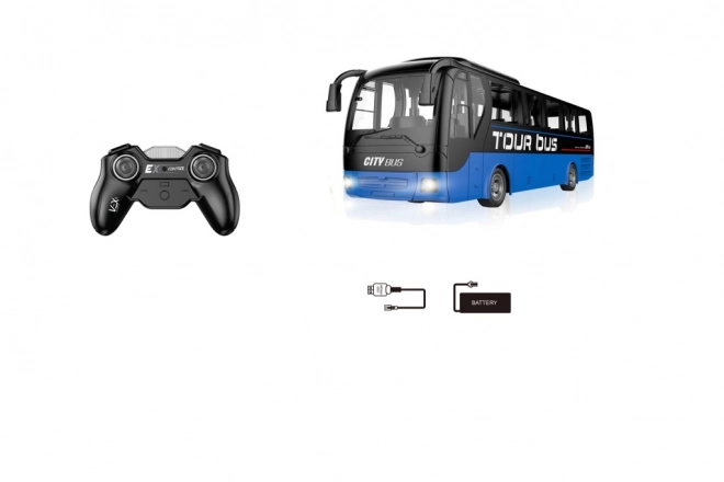 RC-bus med fjernbetjening blå