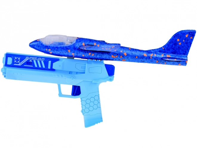 Skumfly med LED lys affyret fra pistol