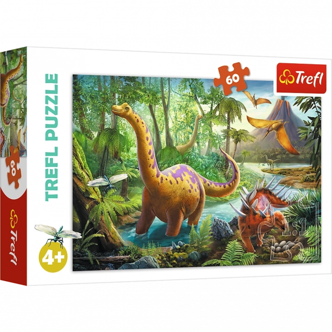 Trefl puslespil Dinosaurer 60 stk.