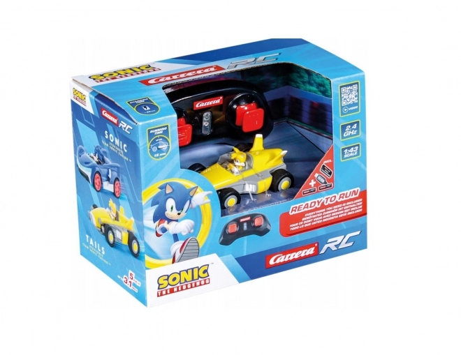 Team Sonic Mini RC Tails Bil 1:43