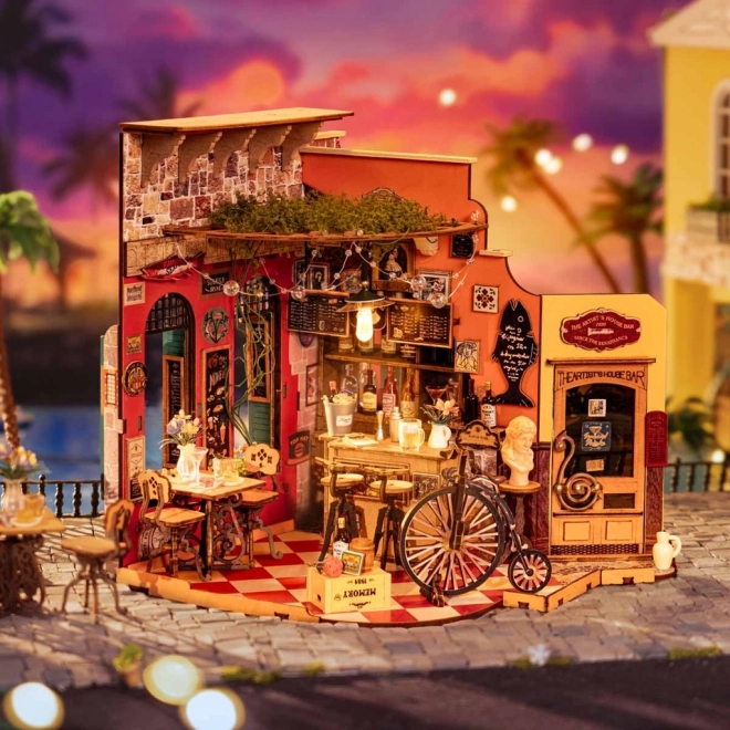 Miniature husmodel Bar og bistro Cheers