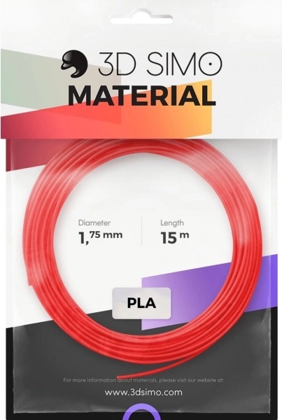 PLA-filament til 3D-penne og 3D-printere 1,75 mm, farvemix 15 m