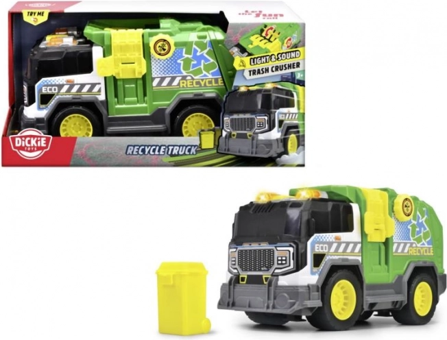 Grøn genbrugs-lastbil Dickie Toys 30 cm