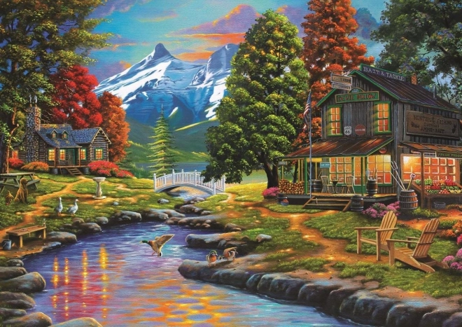 ART PUZZLE Puzzle To kyster 2000 brikker