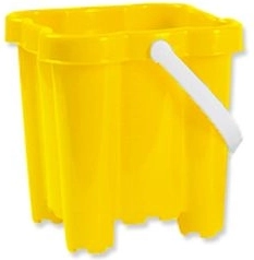 Androni spand-slot med 4 tårne 16 cm – gul