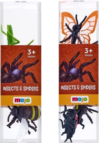 mojo mini verden af insekter og edderkopper – sæt med 6 figurer