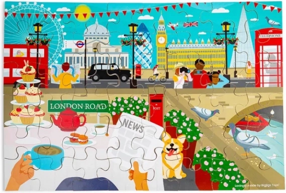 Bigjigs Toys træpuslespil London