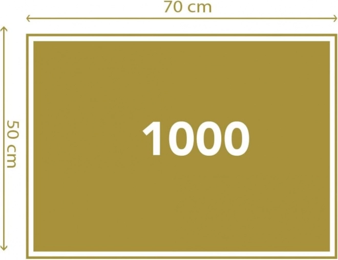 CLEMENTONI Umuligt Puslespil Peanuts 1000 brikker