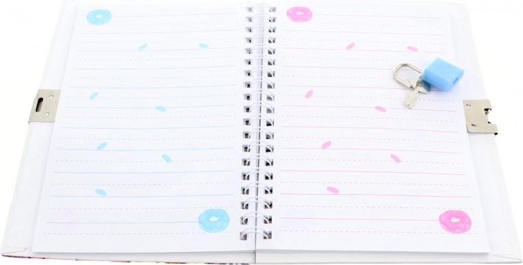 Linjerede farvede sider til overskuelig skrivning