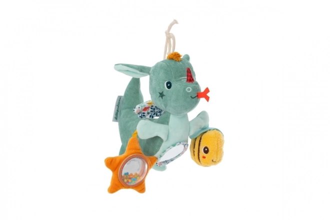 Lilliputiens - Plysbamse Drage med Aktiviteter Joe