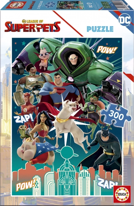 Puslespil DC League of Super-Pets 300 brikker