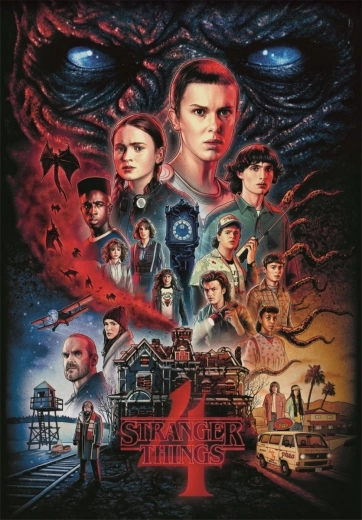 Puslespil Stranger Things 4 fra Clementoni, 1000 brikker