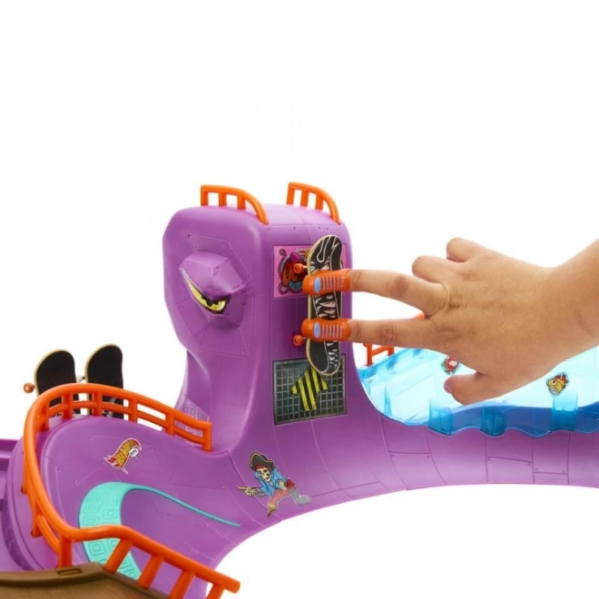 Hot Wheels Skate Octopark med fingerboard og sko