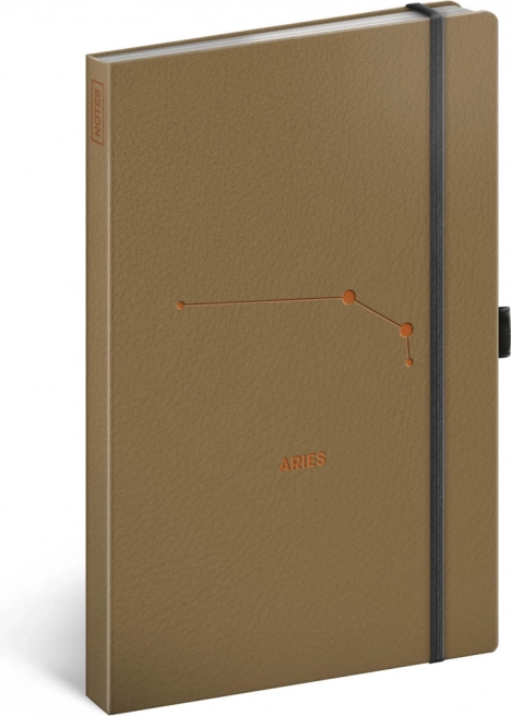 NOTIQUE linjeret notesbog Vædderen 13 × 21 cm