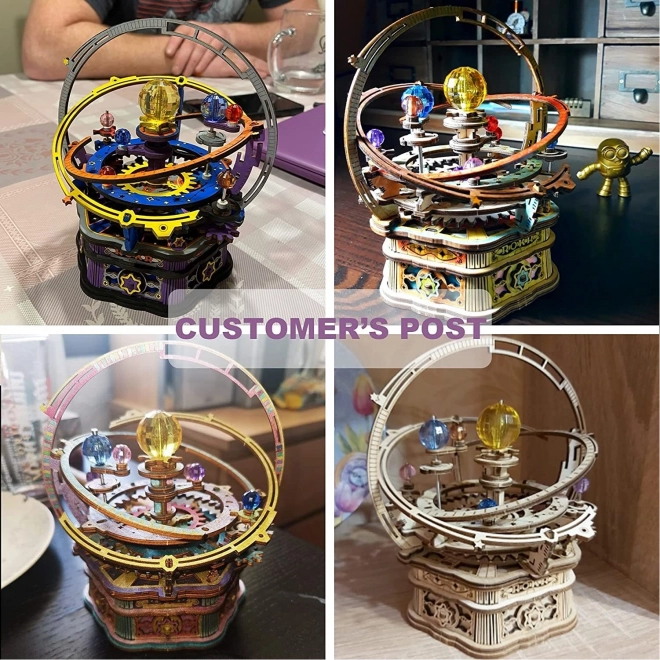 RoboTime 3D puslespil musikboks Historisk ur