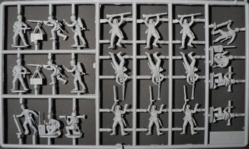 Tysk infanteri - plastikfigurer