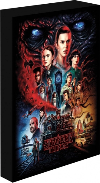 Lysende billede 30x40 cm Stranger Things