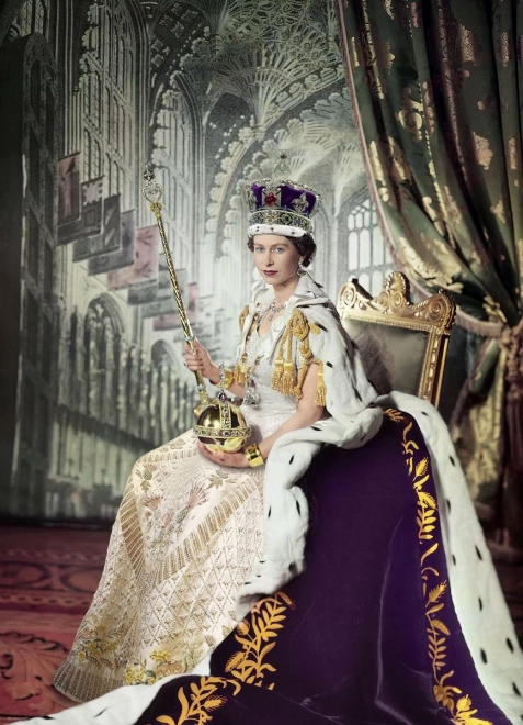EUROGRAPHICS puslespil Dronning Elizabeth II. 1000 brikker