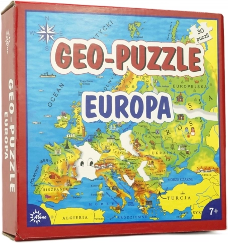 Puslespil Geo-Puzzle Europa