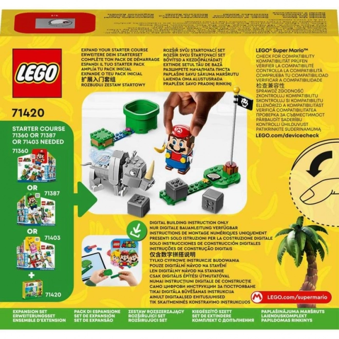 Næsehornet Rambi - Udvidelsessæt LEGO Super Mario