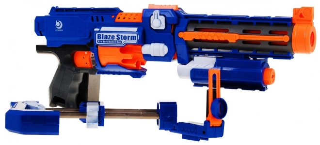 Pistol 2 i 1 til børn 8+ Blaze Storm 20 lange skumkugler + laser sigte + flaske