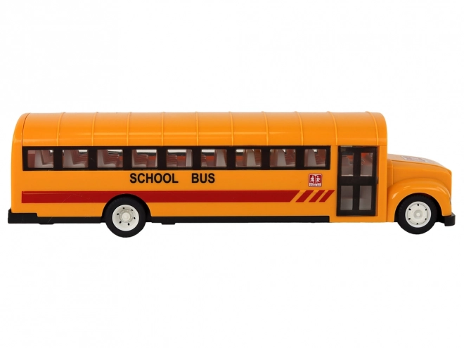 Gul skolebus med fjernbetjening R/C Åbne døre