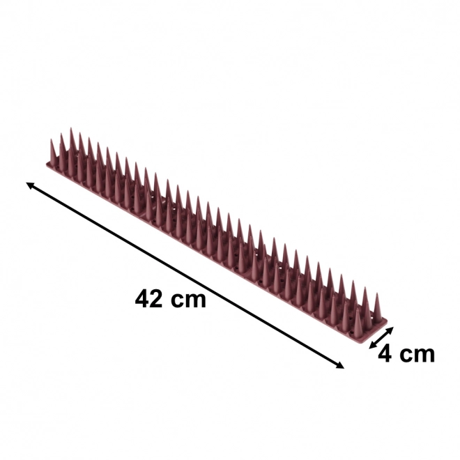 Afvisende pigge til duer brun 8 stk. 43 cm