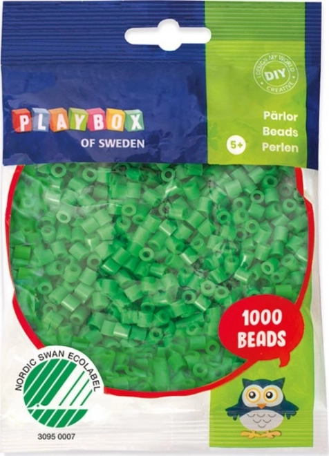 Stryg perler grønne 1000 stk