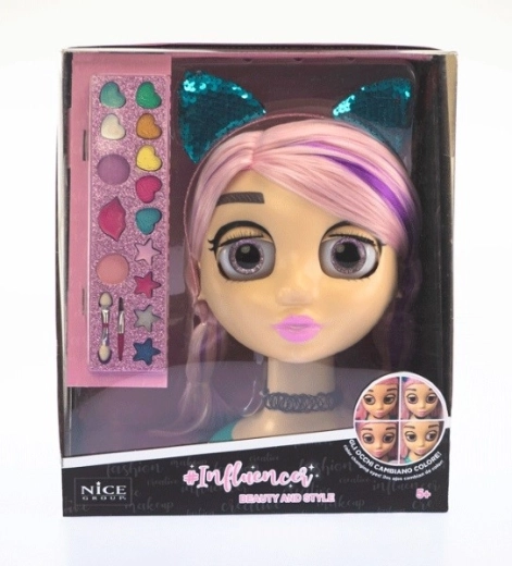 Makeupdukke med skiftende øjne Influencer