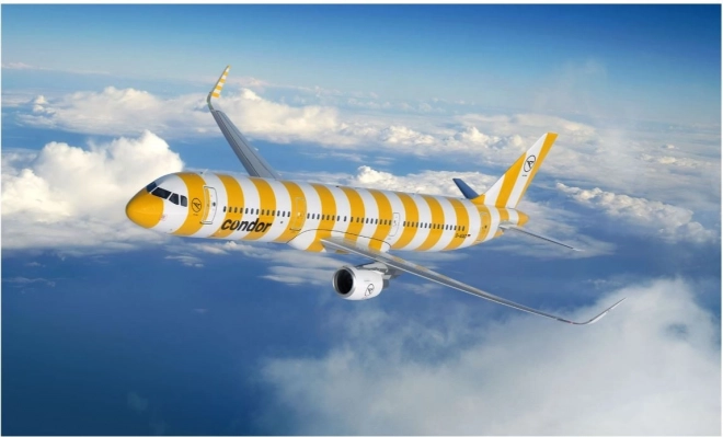 Model af fly Airbus A321-200 Condor 1:144
