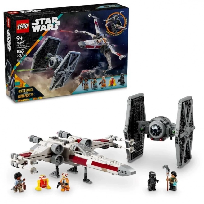 LEGO Star Wars 75393 TIE og X-wing stjernejager - kombineret byggesæt