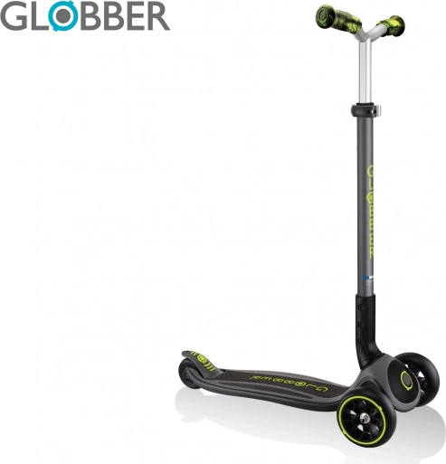 Børne løbehjul GLOBBER Master Prime Black Lime Green