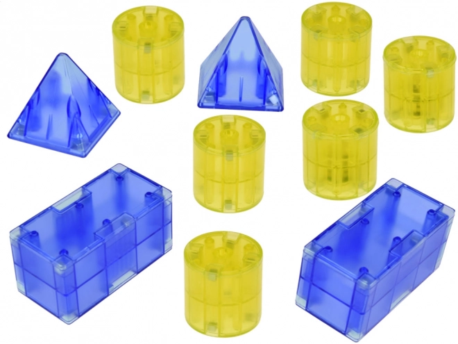 3D magnetiske blokke Lysende magnetiske blokke 64 stk ZA5240