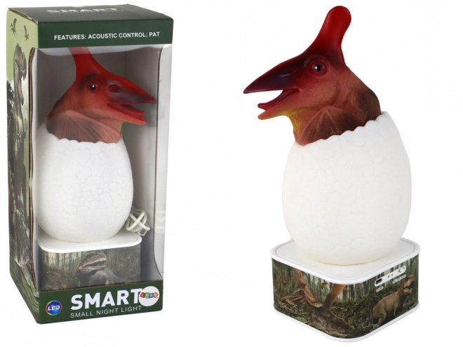 Natlampe Dino LED med micro USB