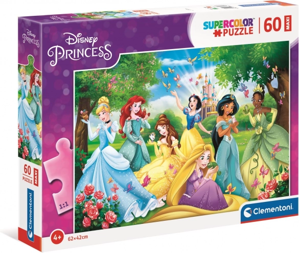 Puslespil 60 Maxi brikker - Disney Prinsesser