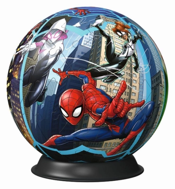 Puslespil-Kugle Spiderman 72 brikker