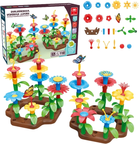 Konstruktionsbyggesæt Blomsterhave DIY, 148 dele