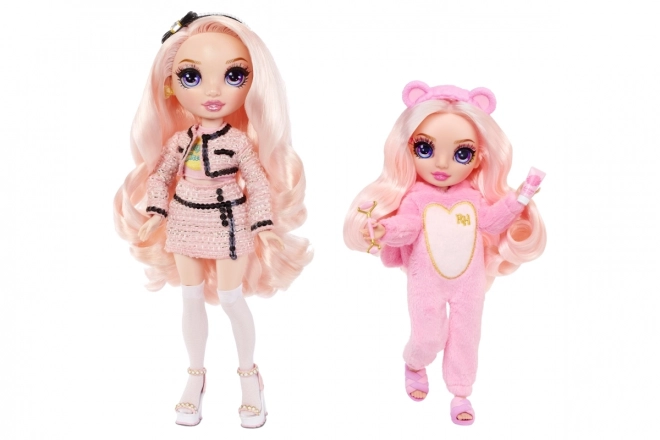 Dukketeater Rainbow High Junior til Pyjamasfest, Bella Pink