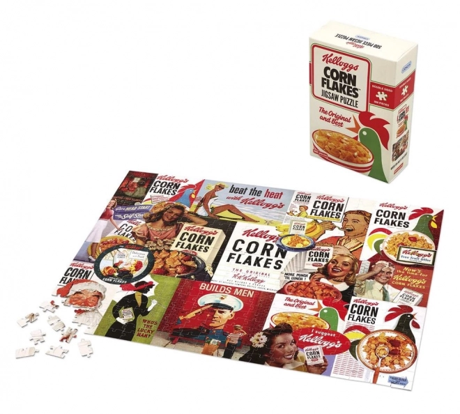 Dobbelt-sidet puslespil Kellogg's Cornflakes 500 brikker