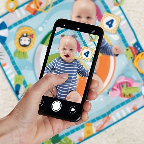 Fisher Price legetæppe med pooltema