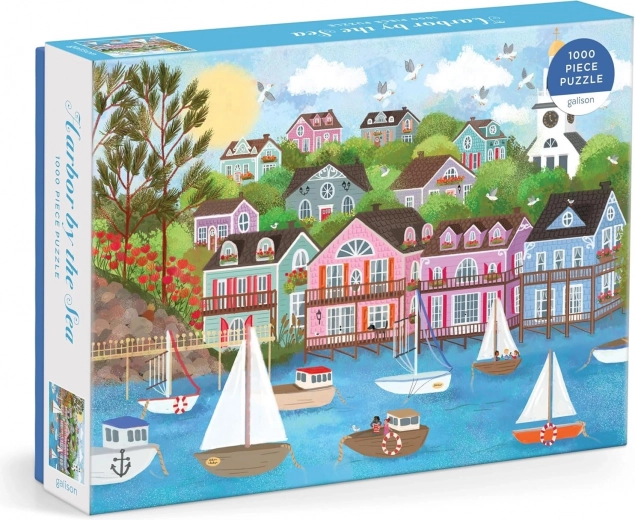galison puslespil havneby ved havet joy laforme 1000 brikker