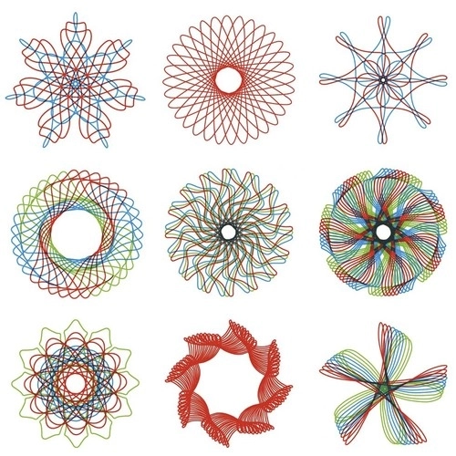 Tegnesæt - Maaleo spirograf 24346