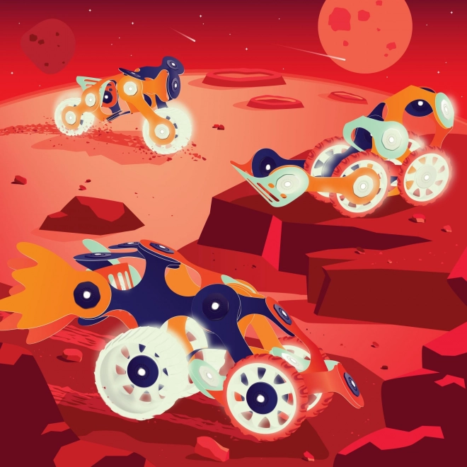 Magnetiske klodser Clixo Mars-ekspedition, 30 stykker