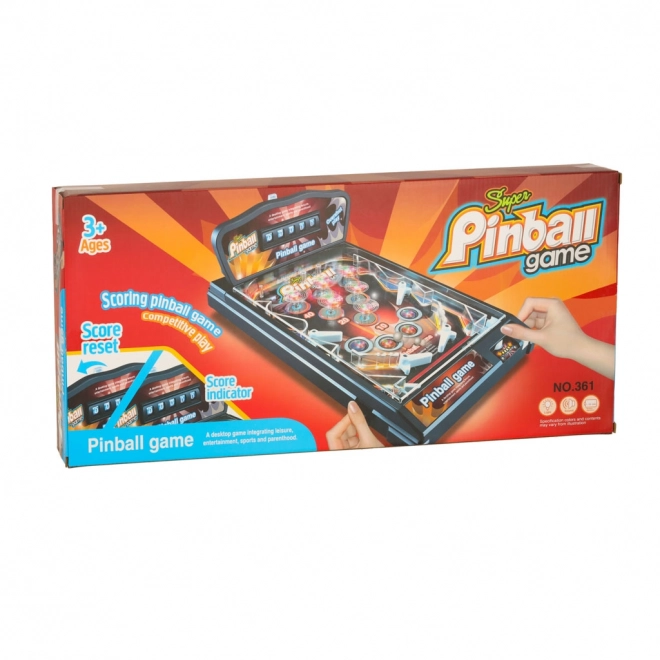 Pinball Flipper Sort Spil med Fantastiske Lys og Lyde