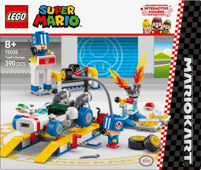 LEGO Super Mario: Mario Kart - Toad og hans garage