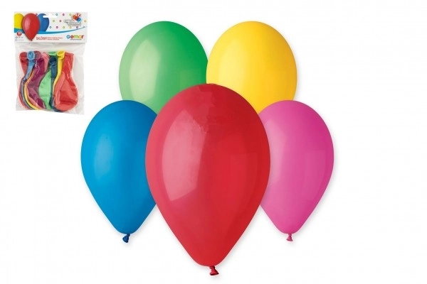 Oppustelige balloner farvet mix - 10 stykker