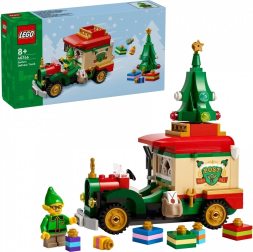 Lego julelastbil med Julemanden